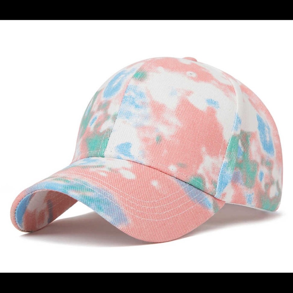 One of a kind. Tie dye baseball hat. FOR CHARITY - Picture 2 of 5